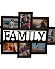 ramki na zdjęcia Multirama ramka na zdjęcia z napisem Family mdf 8 zdjęć 13x18