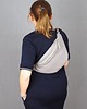 saszetka nerka Torebka nerka Mika szara - crossbody bag