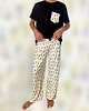 moda - inne Piżama Unisex bawełniana w ananasy