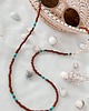 okulary damskie Łańcuszek do okularów  HIPPIE boho blue