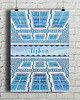 plakaty Plakat Lizbona - kamienice z azulejos