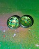 kolczyki z żywicy Holograficzne kolczyki (9mm)