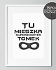 obrazy i plakaty do pokoju dziecięcego Plakat Imię Superbohaterowie S1