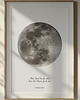 plakaty Plakat Moon 50x70cm Beige