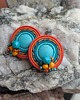 kolczyki soutache Idzie jesień