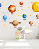 naklejki ścienne do pokoju dziecka Naklejki Planety Układ Słoneczny zestaw duży