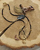 chokery Choker z onyksem, hematytem i tygrysim okiem