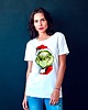 t-shirt damskie Koszulka  z nadrukiem Grinch face