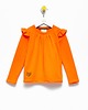 bluzki dla dziewczynki Bluzka dziecięca Orange Ruffles Blouse