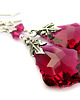 kolczyki swarovski Rubinowe kolczyki kryształ Swarovski - Ruby Starlight