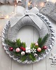 wianki bożonarodzeniowe Wianek świąteczny handmade ze sznurka