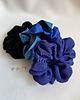 gumki do włosów Zestaw 3 jedwabnych gumek scrunchies Chaber, Black Silk &  i Ivess - 3 rozmiary