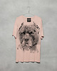 t-shirty męskie Pitbull Dog - Męski T-shirt Premium z nadrukiem - light pink