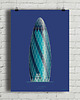 plakaty The Gherkin - plakat giclee art