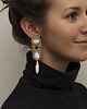 kolczyki soutache Kolczyki soutache - Długie, złote, ślubne