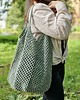 torby na zakupy Ekologiczna torba ze sznurka siatka, szałwia
