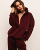 bluza bez kaptura damska Bluza HAILEY merlot