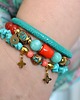 bransoletki z kamieni naturalnych Zestaw BRANSOLETEK ORIENT TURQUOISE