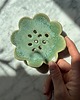 mydelniczki Ceramiczna Mydelniczka Kwiat Syrenia Zieleń