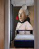 fototapeta The man with the rose - Tapeta