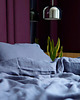 pościel Pościel lniana denim z guzikami (komplet)