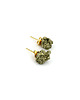 kolczyki z kamieniami Kolczyki Brazi Earrings Piryt 