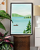 plakaty Finlandia - nad jeziorem - plakat fine art