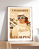 plakaty Plakat Chamonix sepia