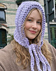 czapki damskie BONBON balaclava x bonnet violet babe