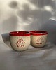 kubki Czarka ceramiczna Alpy - czerwona