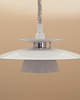 lampy wiszące Duńska lampa wisząca z warstwowym kloszem, lata 2000.