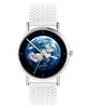 zegarki unisex Zegarek - Ziemia - silikonowy, biały