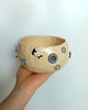 akcesoria różne Ceramiczna ręcznie robiona miseczka na włóczkę w owieczki