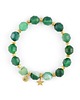 bransoletki - inne Bransoletka Royal Green z gwiazdką