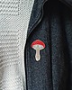 broszki AMANITA - haftowana broszka