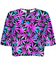t-shirt damskie DR.CROW T-shirt Krótki CROP Cannabis