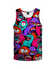 t-shirty dla dziewczynki Bokserka Top Girl DR.CROW Colorful Monsters