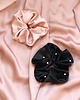 gumki do włosów Scrunchie z perłami
