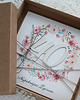 kartki scrapbooking Kartka na 40 urodziny z pudełkiem
