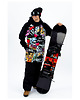 bluzy męskie Męska Bluza Snowboard DR.CROW Graffiti Bizarre