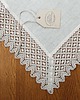 obrusy i serwetki Bieżnik lniany z koronką