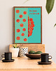 plakaty Czerwona porzeczka - plakat fine art, giclee
