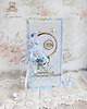 kartki scrapbooking Kartka komunijna "CelebrationsBlue 2" GOTOWA