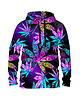 bluzy męskie Męska Bluza z kapturem Weed