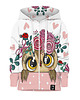 bluzy dla dziewczynki Bluza Zamek Dziewczynka DR.CROW Sowa