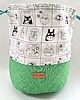 kosmetyczki Kosmetyczka worek duży  " mój przyjaciel Totoro" zielony
