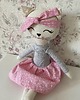 misie i maskotki Maskotka Kotek Rozalka  60 cm