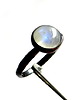 pierścionki - różne light blue- moonstone