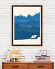 plakaty Zima - vintage plakat 