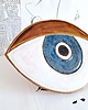 Ozdoby na ścianę Oko ceramiczne dekor ścienny podstawka
